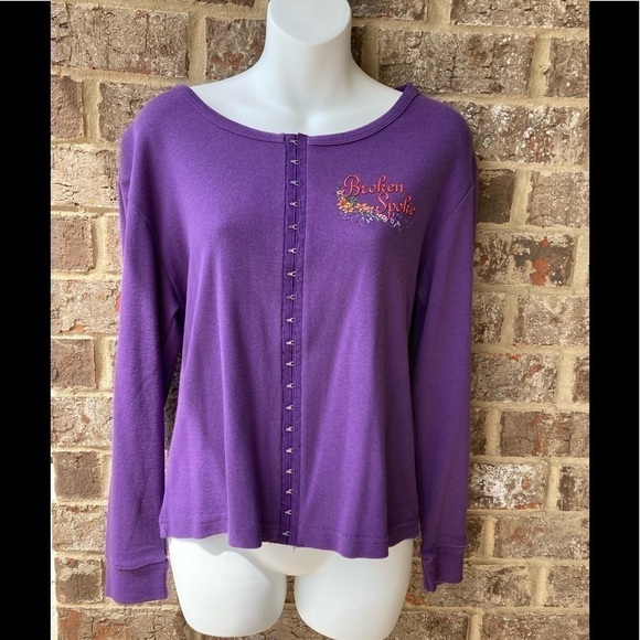 Broken Spoke Saloon Classic womens top XL NWOT - Picture 1 of 11
